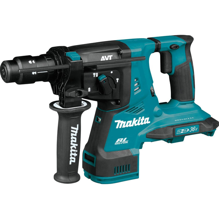 Makita (XRH11Z) 36V (18V X2) LXT Brushless 1-1/8" AVT Rotary Hammer, accepts SDS-PLUS bits, AFT, AWS Capable (Bare Tool)