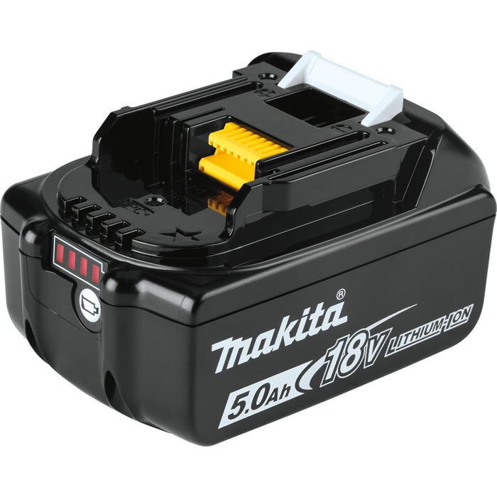 Makita XBU02PT1 18V LXT Brushless Blower Kit, 4 ea. BL1850B battery, dual port charger (5.0Ah)