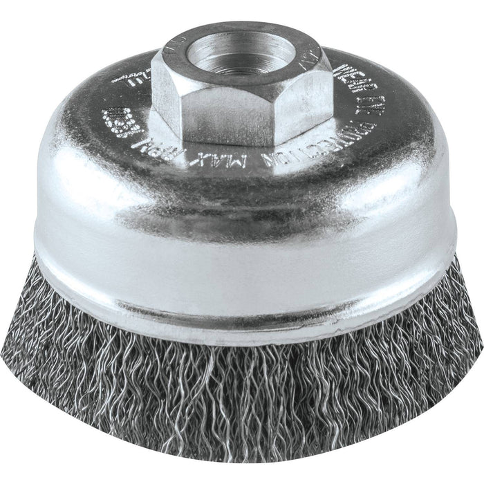 3" Crimped Wire Cup Brush, M10 x 1.25