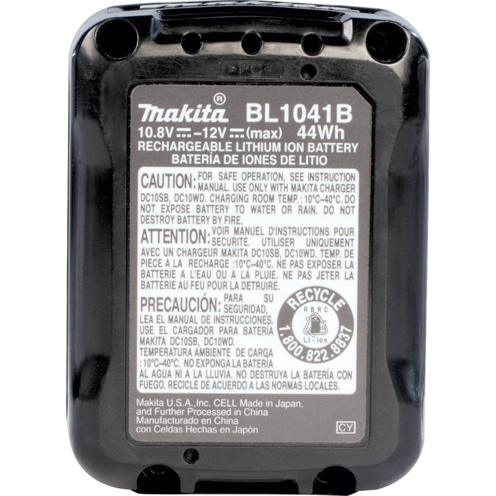 Makita BL1041B - 12V max CXT Lithium-Ion 4.0Ah Battery