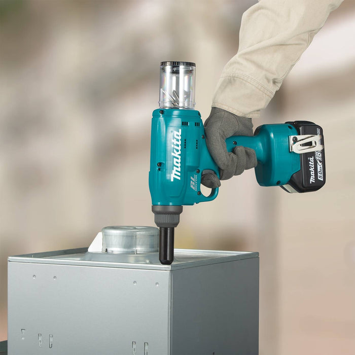 Makita 18V LXT Lithium-Ion Brushless Cordless Rivet Tool Kit, case (5.0Ah)
