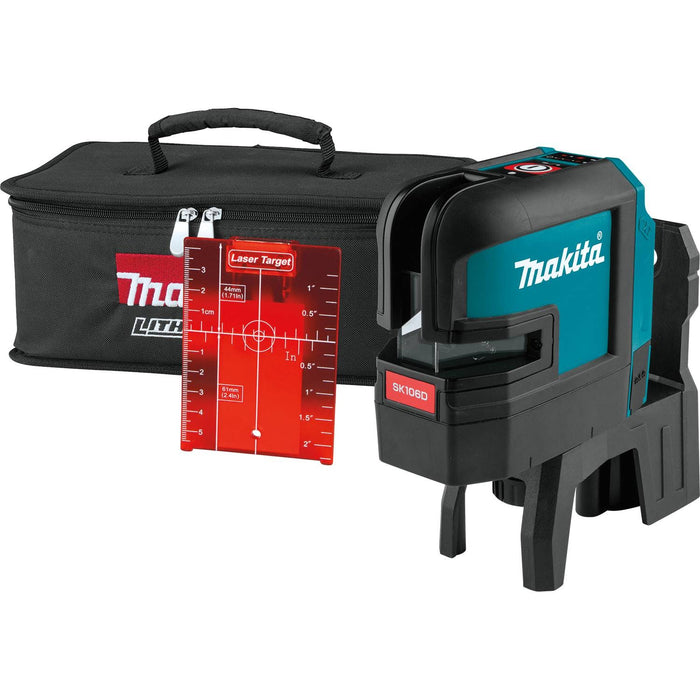 Makita 12V Max CXT Self-Leveling Cross-Line/4-Point Red Beam Laser (Bare Tool)