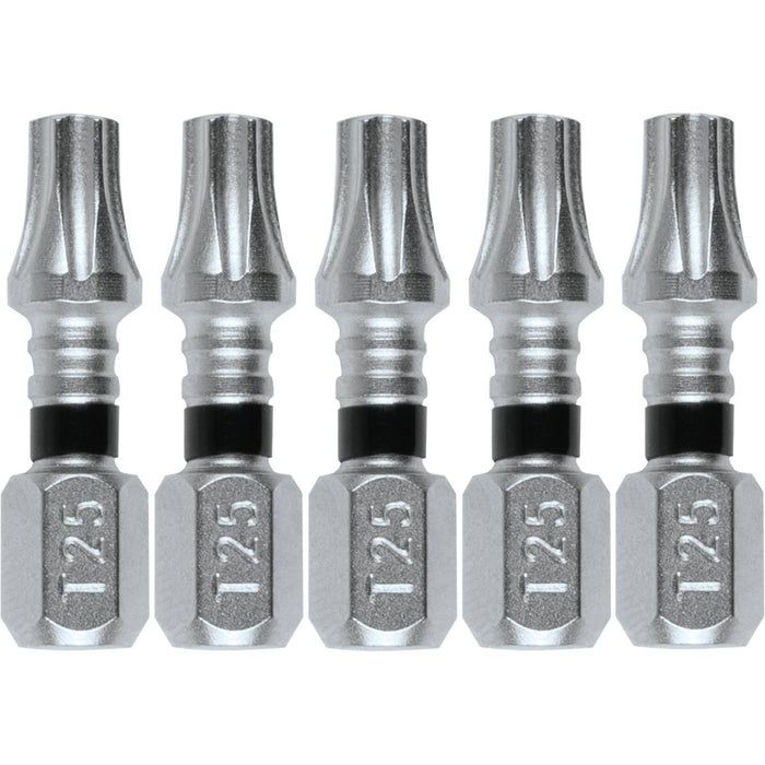 Makita E-00636 - Impact XPS T25 Torx 1" Insert Bit, 5/pk