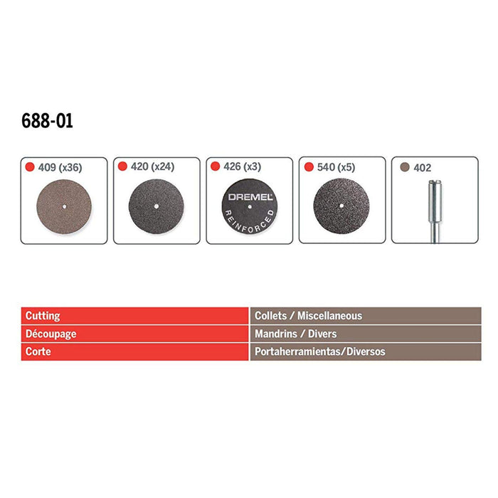 Dremel 69 pc. Cut-Off Wheel Cutting Kit