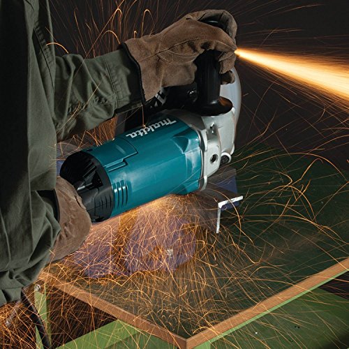 Makita 9" Angle Grinder, with Lock‑On Switch