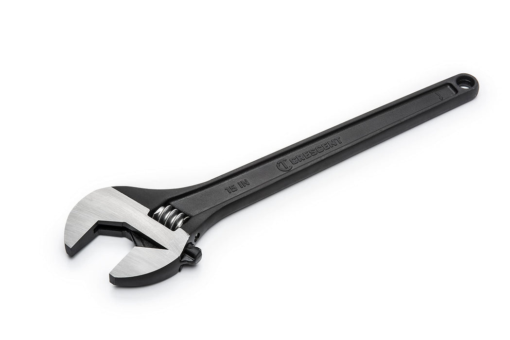 CRESCENT 15" Adjustable Black Oxide Tapered Handle Wrench