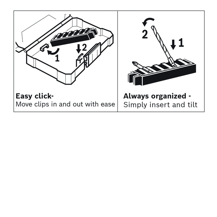 Bosch Impact Tough Drill Drive Custom Case System Set