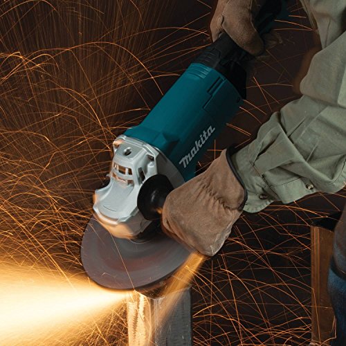 Makita 9" Angle Grinder, with Lock‑On Switch