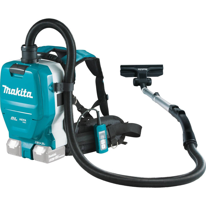 Makita XCV09Z - 36V (18V X2) LXT Brushless 1/2 Gallon HEPA Filter Backpack Dry Vacuum (Bare Tool)