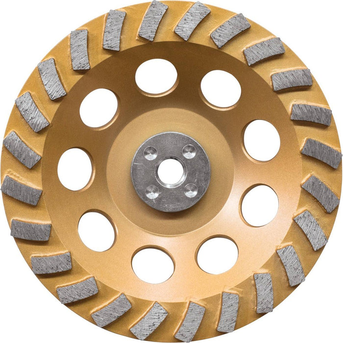 Makita (A-96425) 7" Low-Vibration Diamond Cup Wheel, 24 Segment Turbo