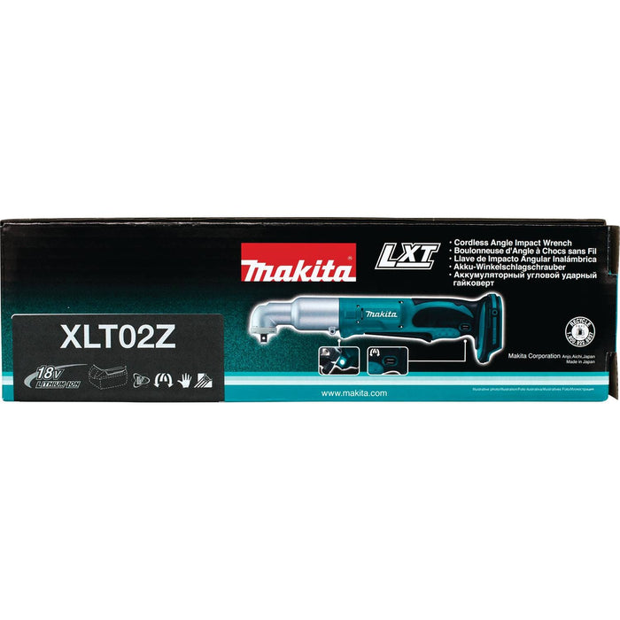 Makita XLT02Z - 18V LXT Lithium-Ion Cordless 3/8" Sq. Drive Angle Impact Wrench (Bare Tool)