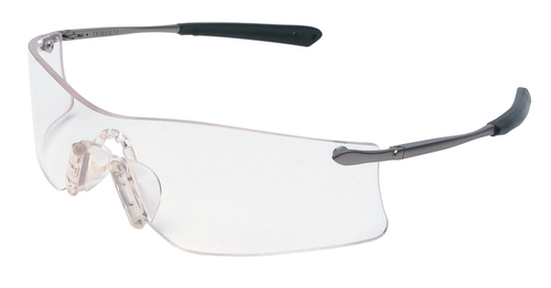 Rubicon® T4 Series Safety Glasses with Clear Lens UV-AF® Anti-Fog Coating Curved Frameless Lens Design
