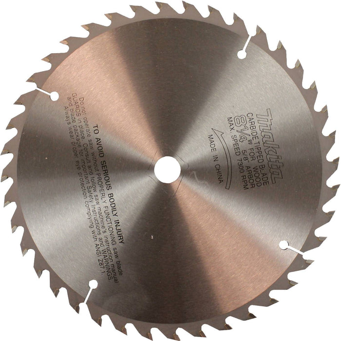 8-1/4" 40T Carbide-Tipped Circular Saw Blade