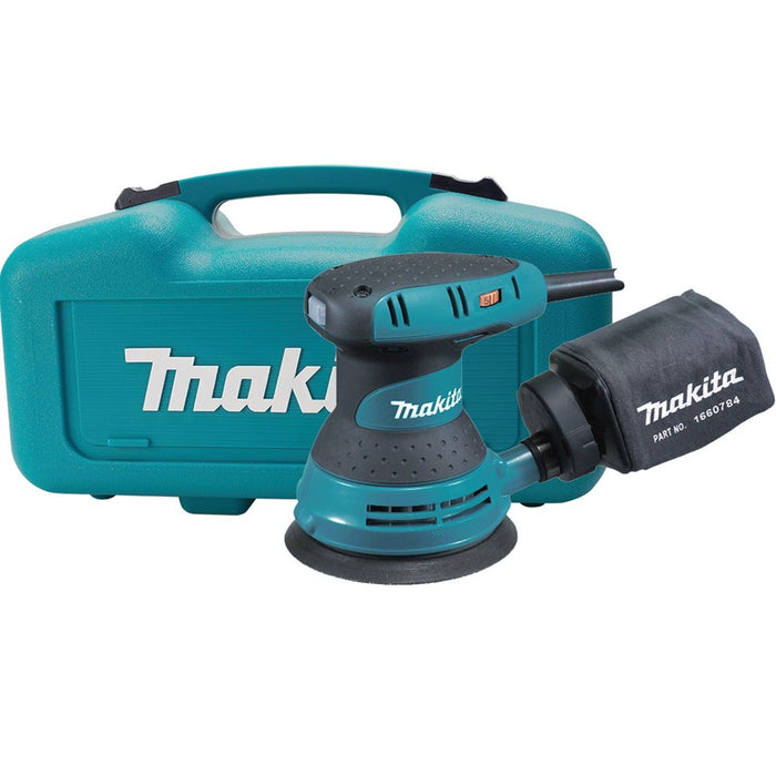 Makita 5" Random Orbit Sander, 3 AMP, 4,000-12,000 OPM, var. spd., case