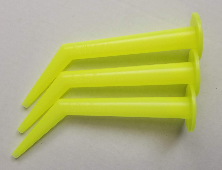 Angle Shot Plastic Nozzle for 1/10 Gallon Cartridges (3-Pack)