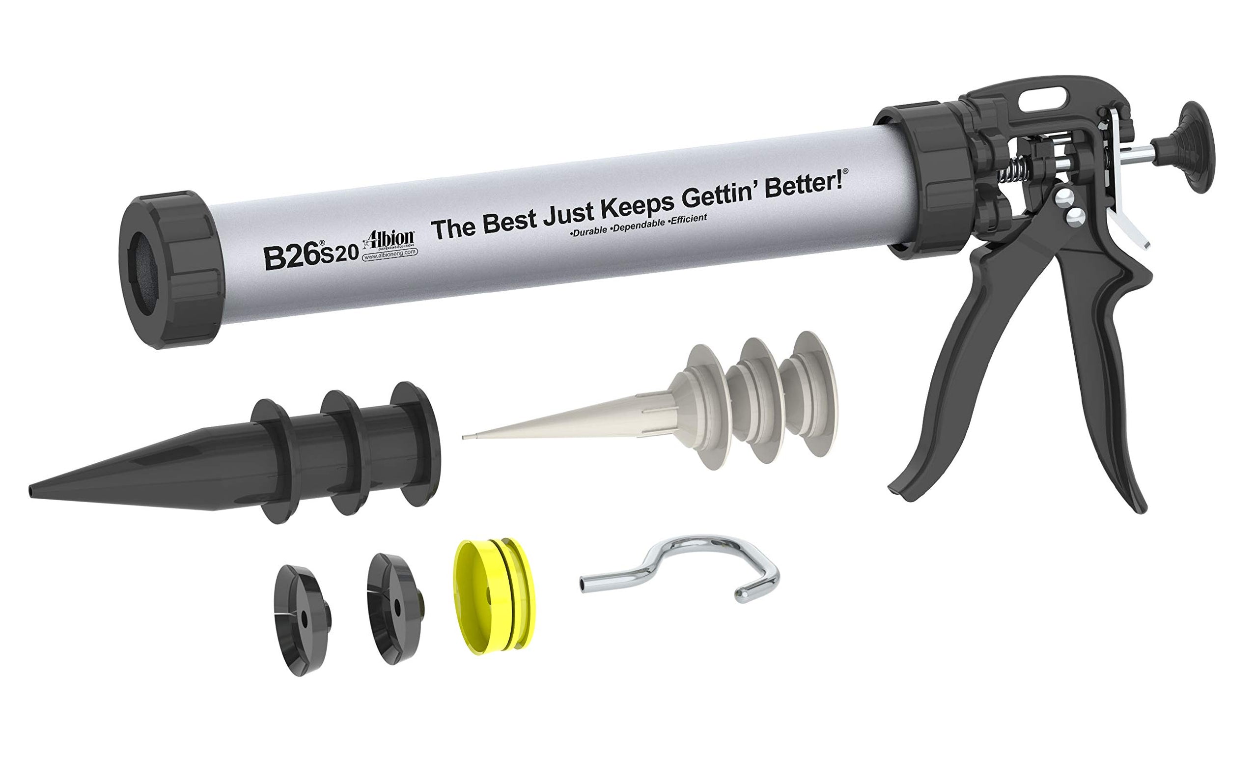 Albion Engineering Company B12S20 B-Line Manual Sausage Caulking Gun ...