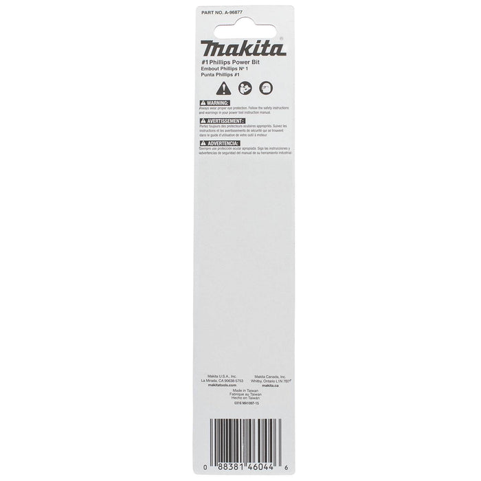 Makita Impact X #1 Phillips 6″ Power Bit