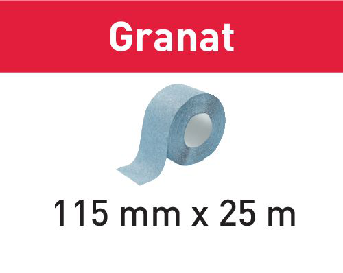 Festool (201110) Abrasives Roll 115x25m P220 GR Granat