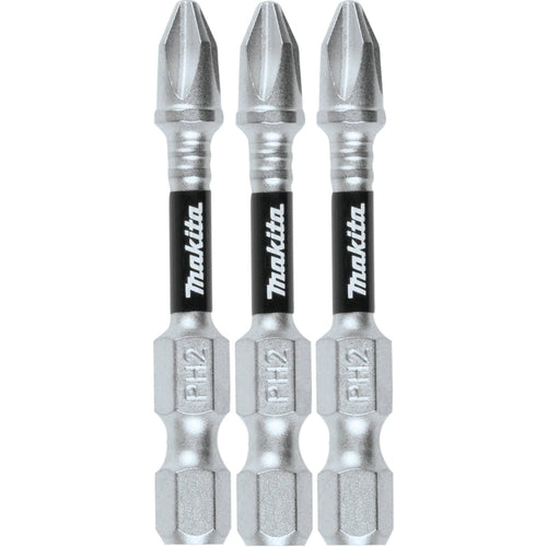Makita E-00773 - Impact XPS #2 Phillips 2" Power Bit, 3/pk