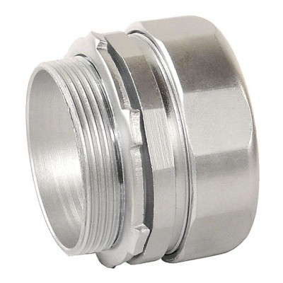 1/2 in. Zinc Plated Steel Compression Connector