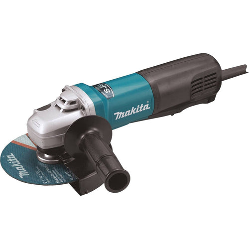 Makita 9566PC - 6" SJS Paddle Switch Angle Grinder, 13 AMP, 9,000 RPM, 5/8"-11, lock-off, no lock-on