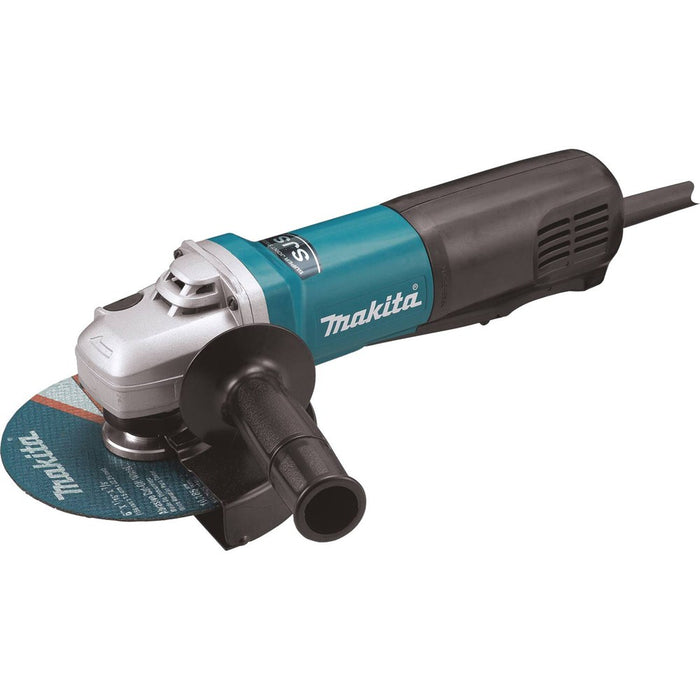 Makita 9566PC - 6" SJS Paddle Switch Angle Grinder, 13 AMP, 9,000 RPM, 5/8"-11, lock-off, no lock-on