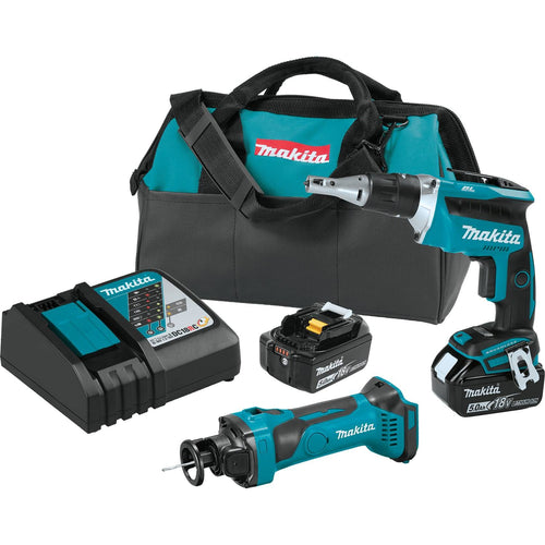 Makita 18V LXT Lithium-Ion Cordless 2 Pc. Combo Kit