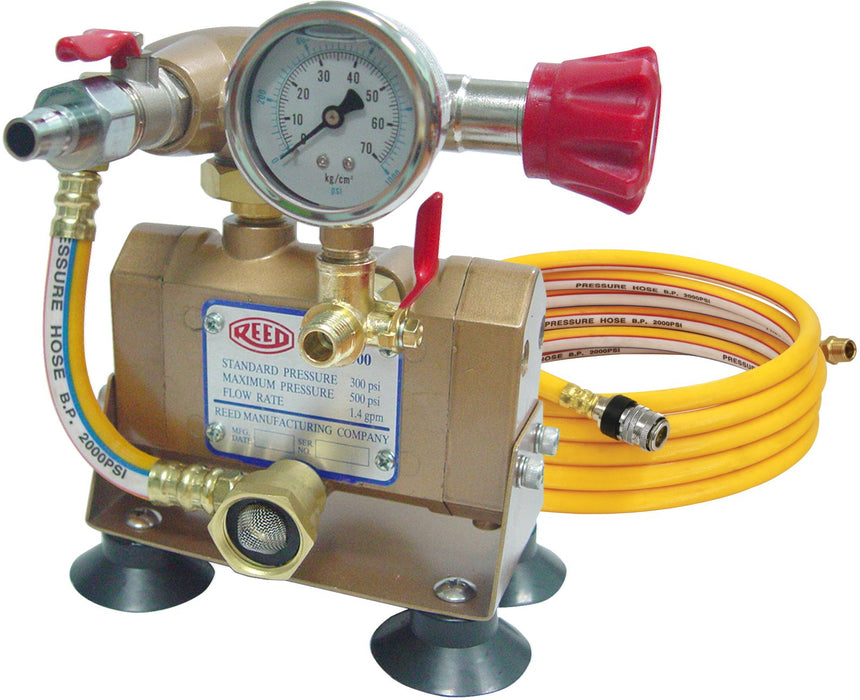 Reed Drill-Powered Hydrostatic Test Pump