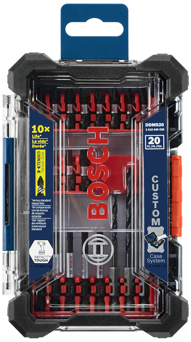 Bosch Impact Tough Drill Drive Custom Case System Set