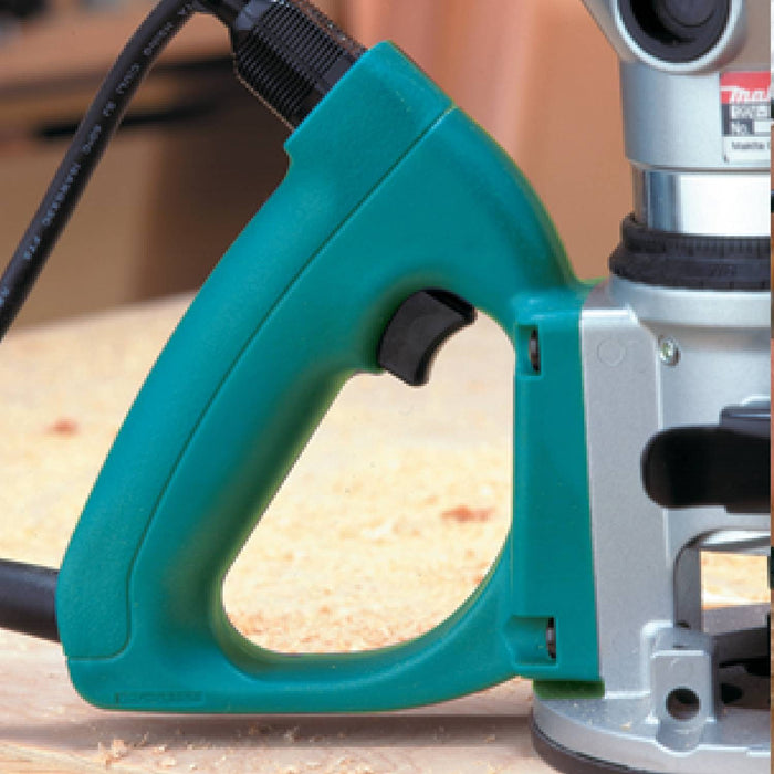 Makita 2-1/4 HP D-Handle Router, 8,000-24,000 RPM, var. spd.