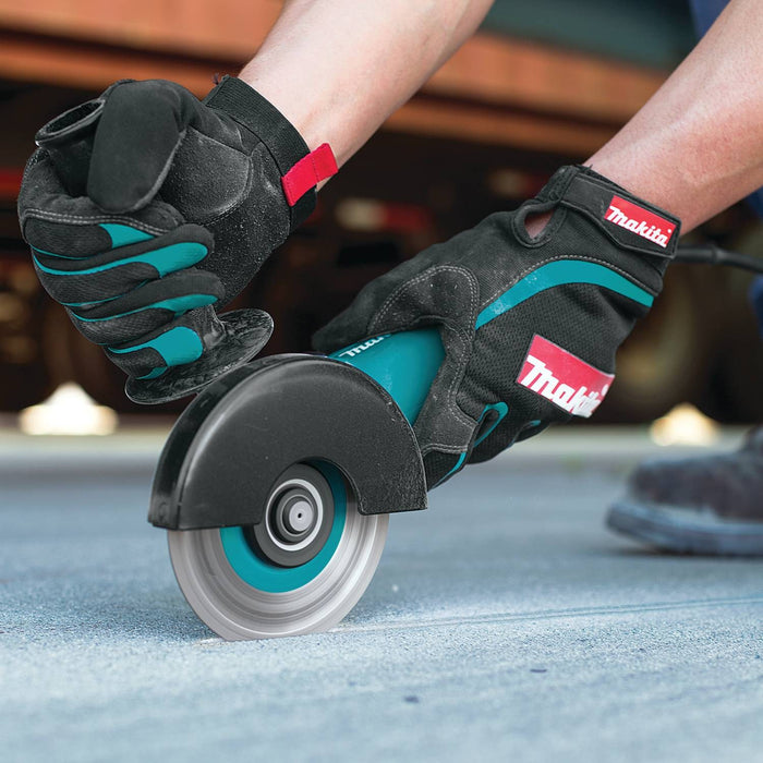 Makita 9557NB2 - 4-1/2" Angle Grinder, 7.5 AMP, 11,000 RPM, 5/8"-11, AC/DC, no lock-off, lock-on (2-Pack)