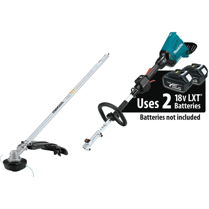 Makita 18V LXT Brushless Couple Shaft Power Head with String Trimmer Attachment (Bare Tool)