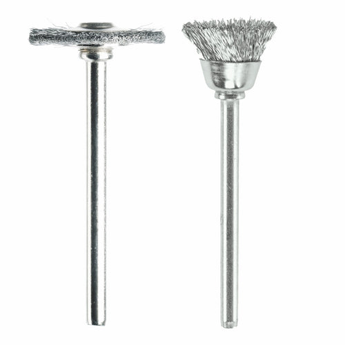 Dremel 447 - Carbon Steel Brush 2-Piece Set