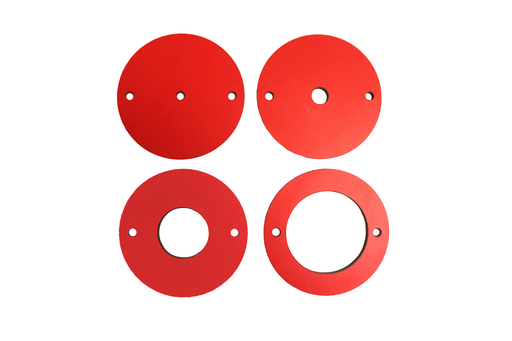 4 pc Phenolic Insert Ring Set for Router Plates