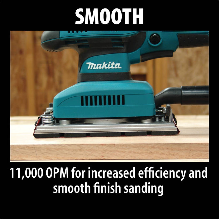 Makita 1/3 Sheet Finishing Sander, 1.7 AMP, 11,000 OPM