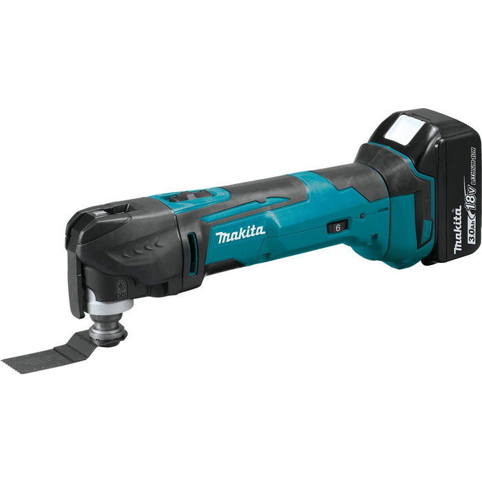 Makita XMT035 - 18V LXT Lithium-Ion Cordless Oscillating Multi-Tool Kit, tool-less clamp system, 6,000-20,000 OPM, case (3.0Ah)