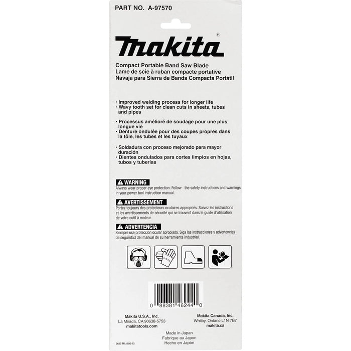 Makita 32-7/8 in. 18-Teeth Per Inch Compact Portable Band Saw Blade