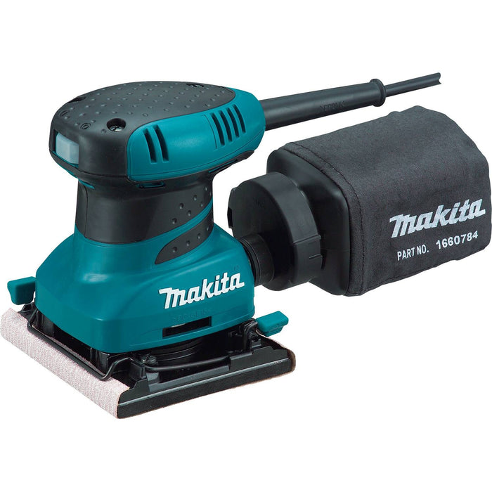 Makita 1/4 Sheet Finishing Sander, 2 AMP, 14,000 OPM, case