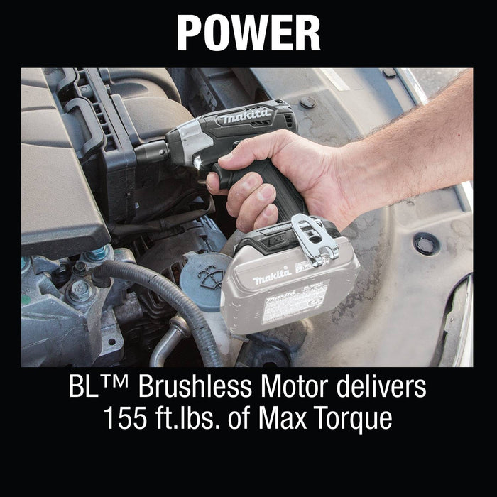 Makita 18V LXT Lithium-Ion Sub-Compact Brushless Cordless 1/2" Sq. Drive Impact Wrench (Bare Tool)