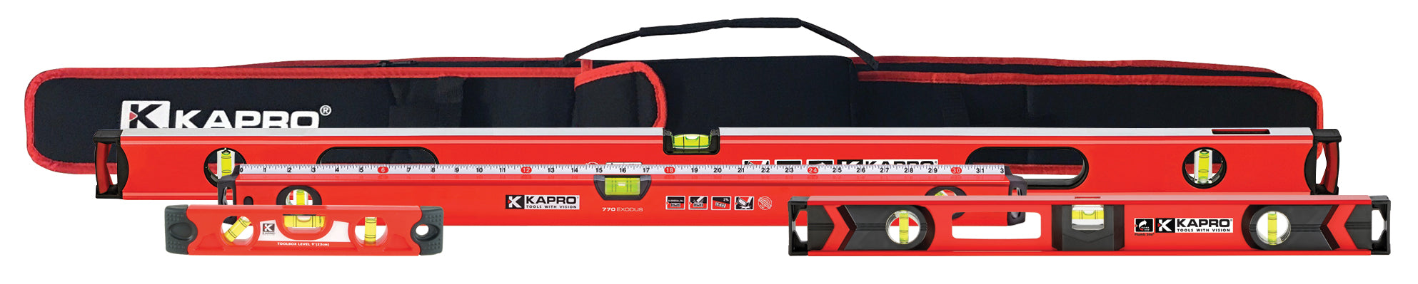 Kapro 985-48-HBS Handyman Level Set 5pc