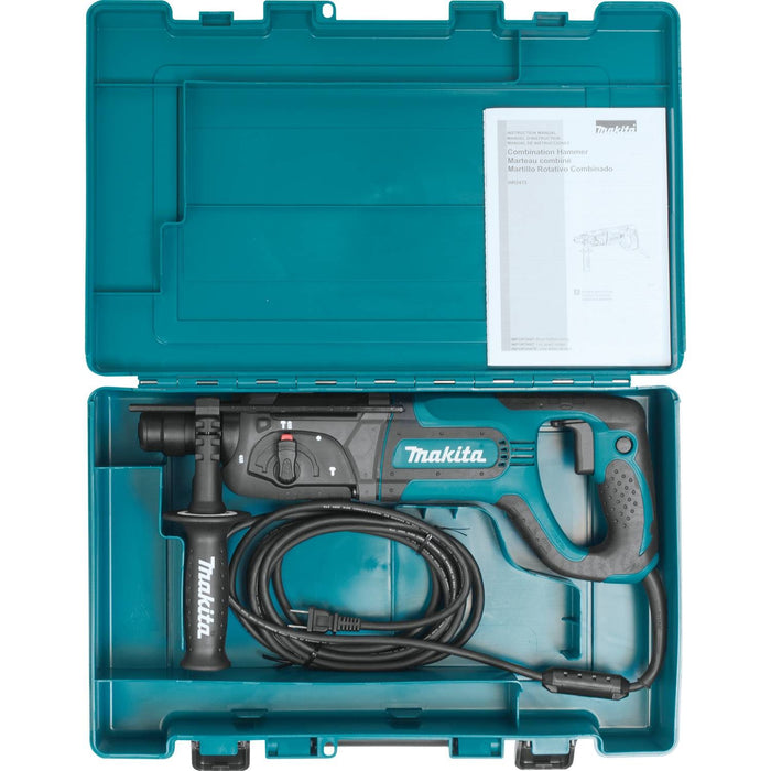 Makita 1" Rotary Hammer, accepts SDS-PLUS bits, 3-mode, var. spd., reversible, case (D-handle)