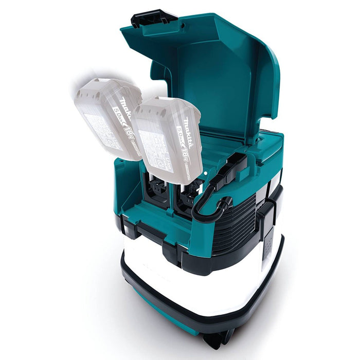 Makita XCV04Z - 36V (18V X2) LXT/Corded 2.1 Gallon HEPA Filter Dry Dust Extractor/Vacuum (Bare Tool)