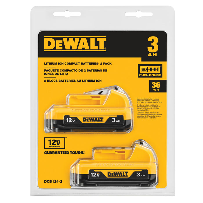 DEWALT 12V Max Lithium-Ion Battery (2-Pack)