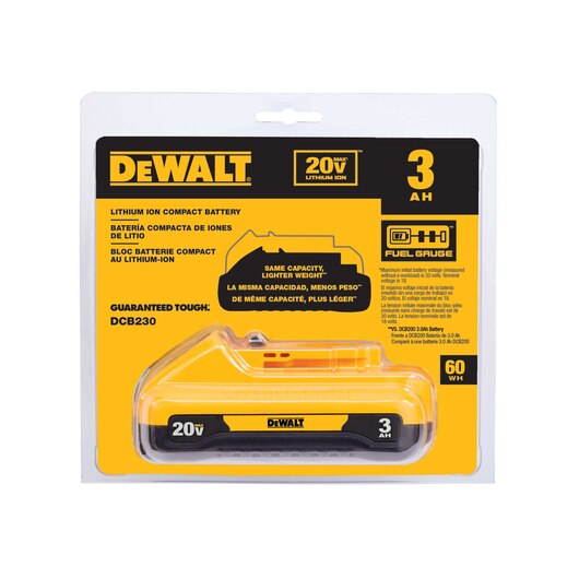 DEWALT (DCB230) 20V Max Compact 3.0AH Battery Pack