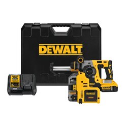 DEWALT (DCH273P2DHO) 20V Max XR Brushless 1" L-Shape SDS Plus Rotary Hammer Kit with On Board Dust Extractor