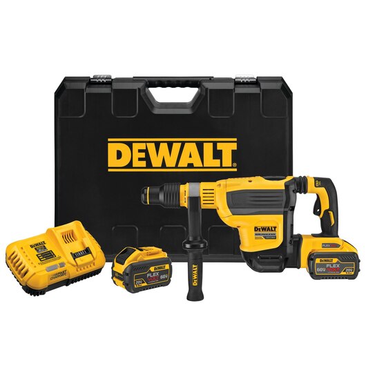 DEWALT (DCH614X2) 60V FlexVolt 1-3/4" SDS Max Hammer (Kit)