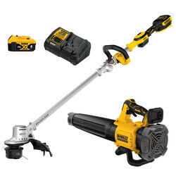 DEWALT 20-Volt Max Lithium-Ion Cordless String Trimmer and Blower Combo Kit