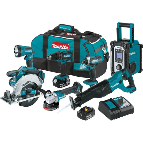 Makita (XT704) 18V LXT Lithium-Ion Cordless 7 Pc. Combo Kit