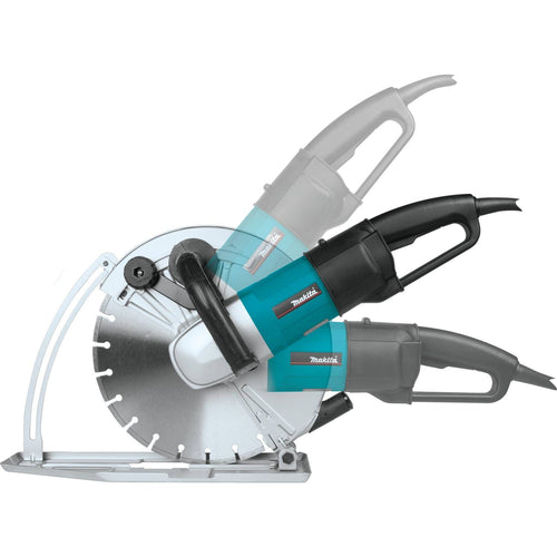 Makita (4114X) 14" SJS Electric Angle Cutter, AC/DC and 14" diamond blade