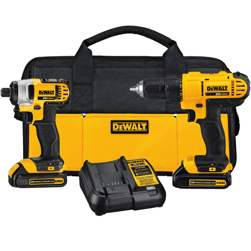 DeWALT 20V MAX Lithium-Ion 2-Tool Combo Kit